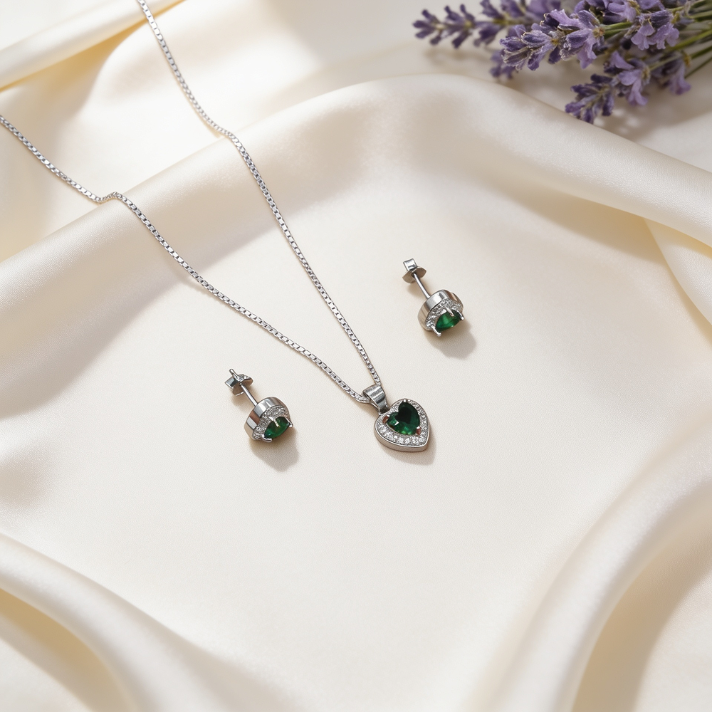 Emerald Heart Set