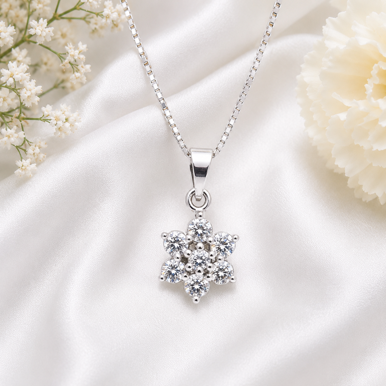 Flora Shine Pendant Set view 3