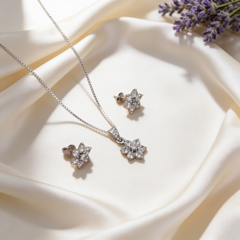 Flora Shine Pendant Set