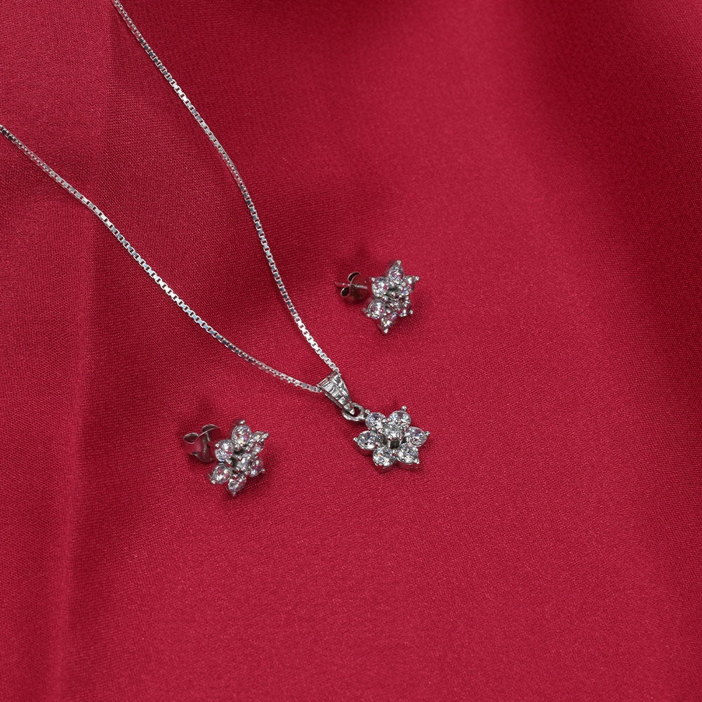 Flora Shine Pendant Set