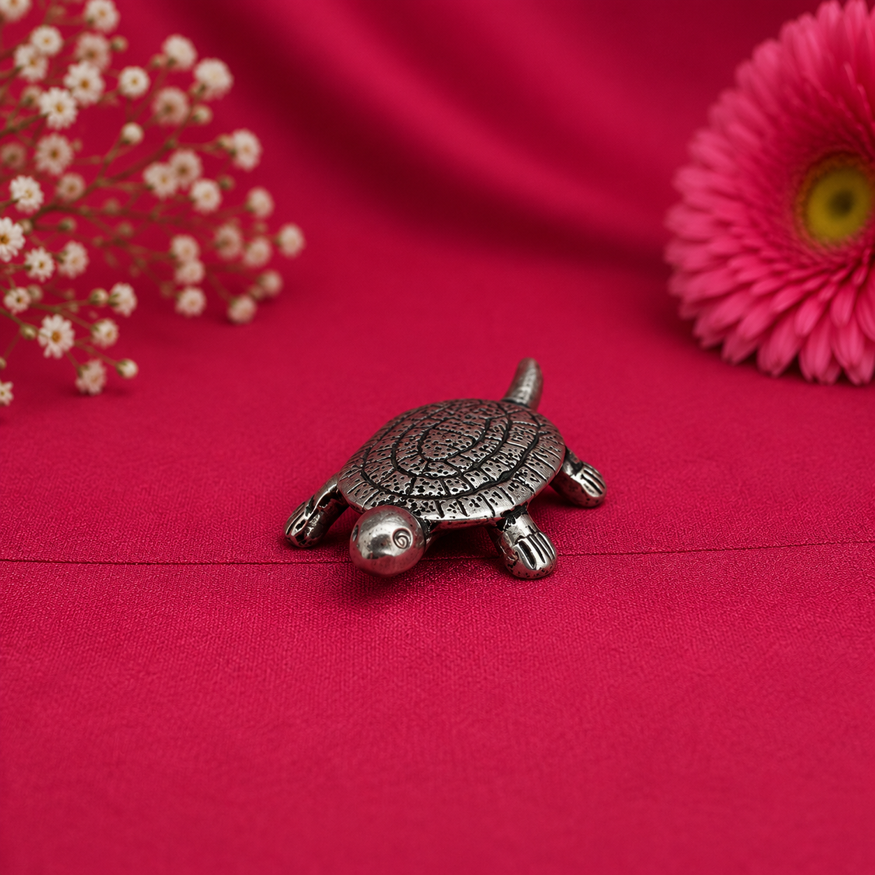Vastu Tortoise – 925 Sterling Silver – OYA by Gemkara view 3