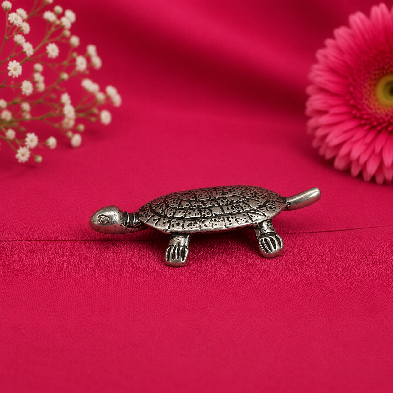 Vastu Tortoise – 925 Sterling Silver – OYA by Gemkara view 4