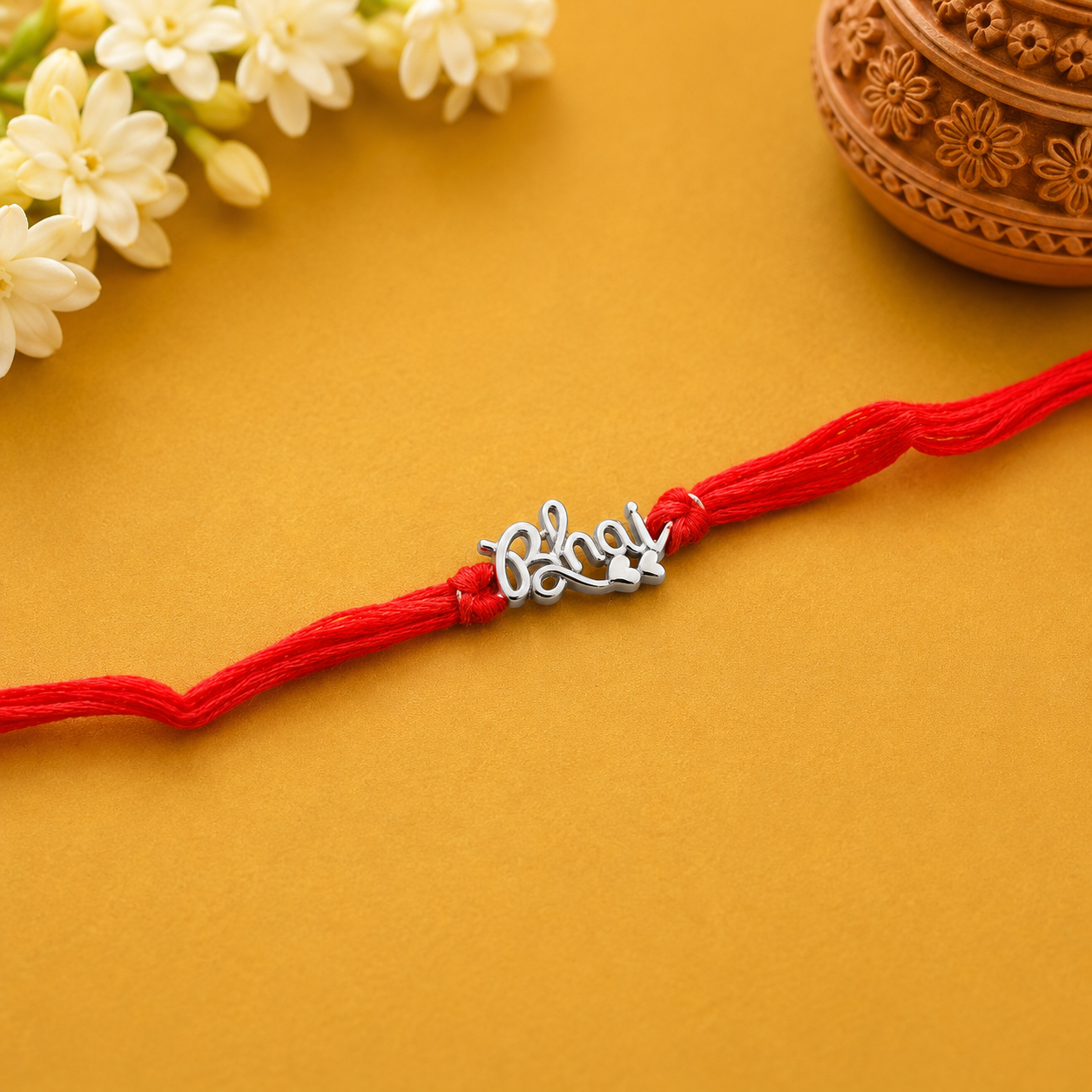 Bhai Rakhi – 925 Sterling Silver – OYA by Gemkara view 3