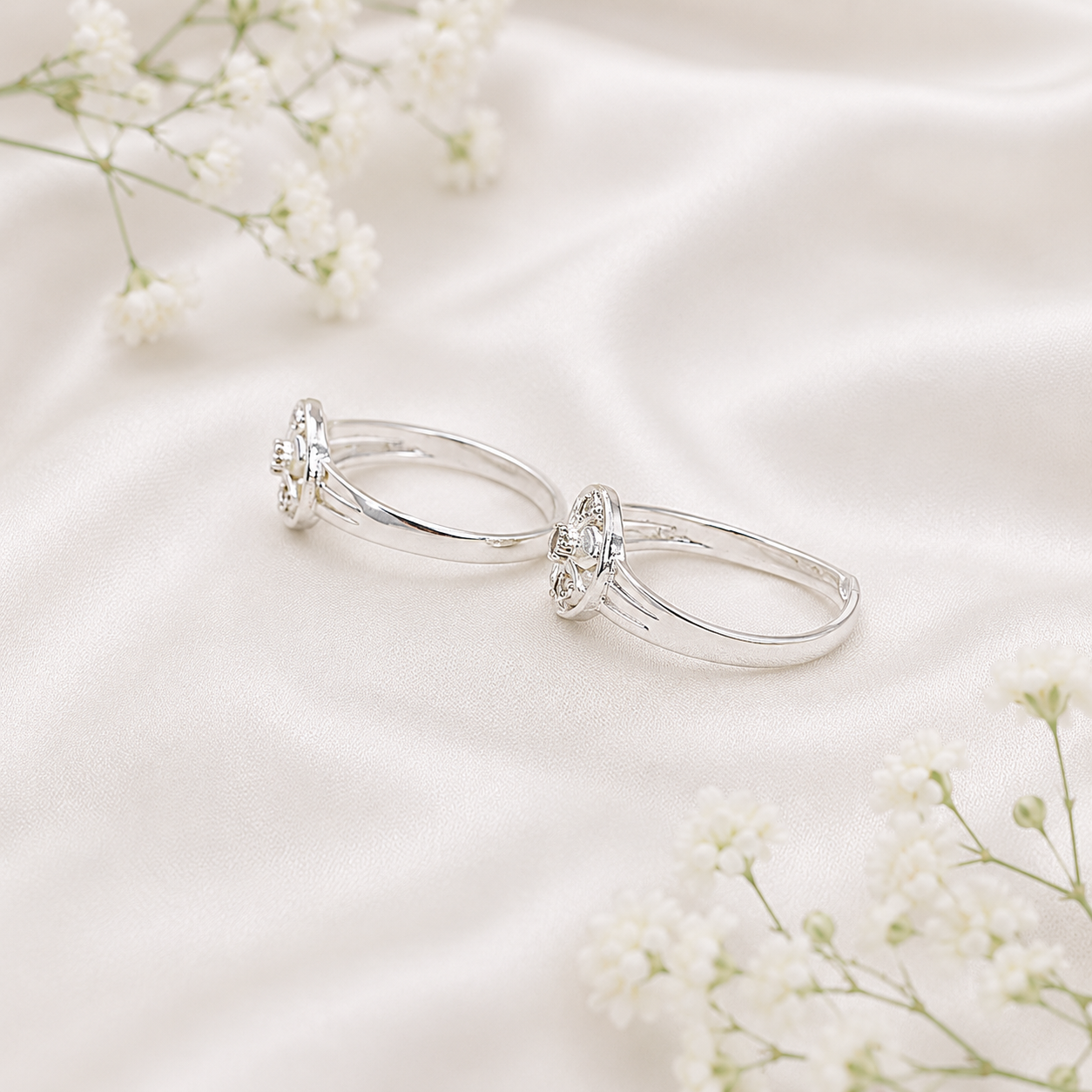 Ruby Blossom Toe Ring – 925 Sterling Silver – OYA by Gemkara view 4