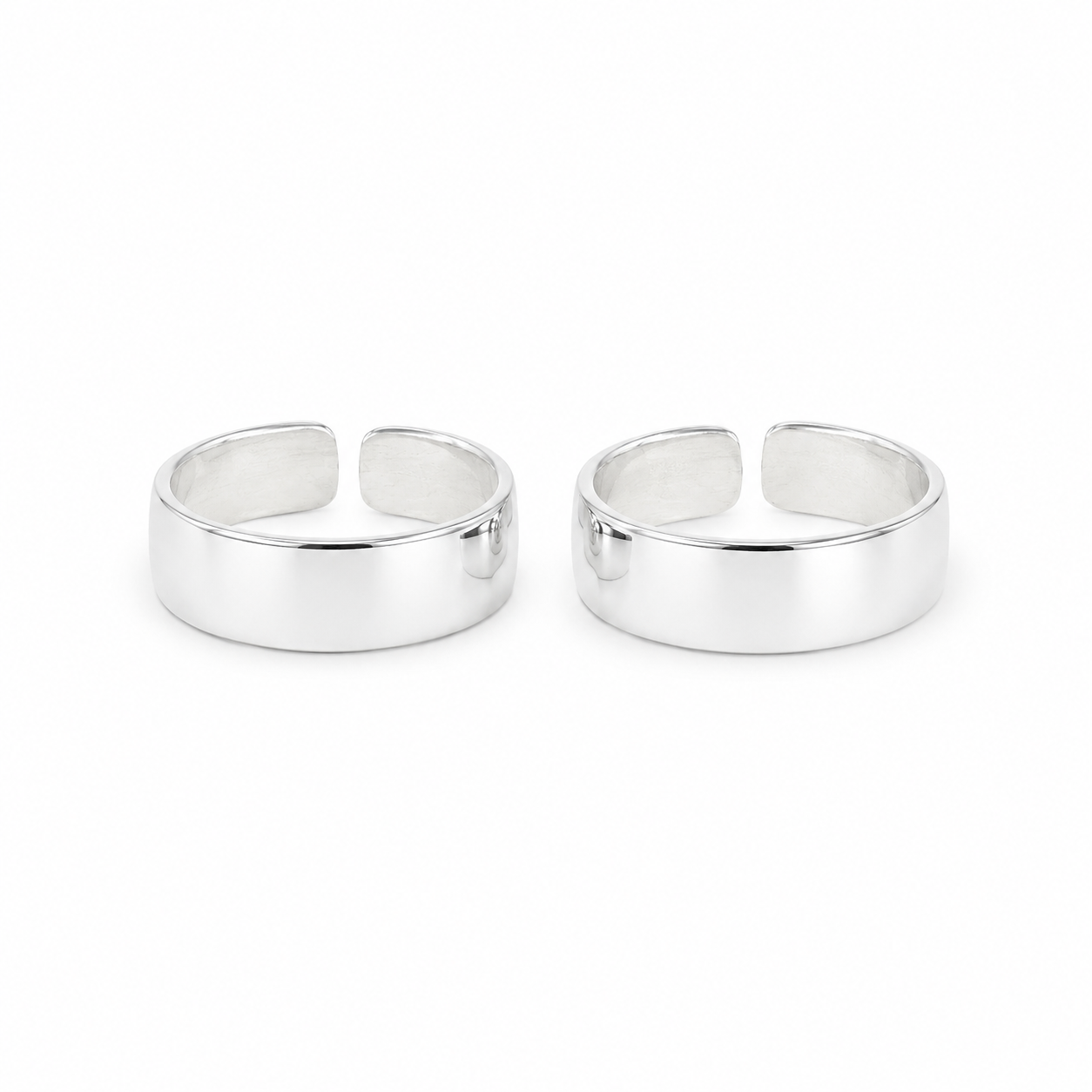 Simple Silver Band Bichhiya – OYA by Gemkara view 1
