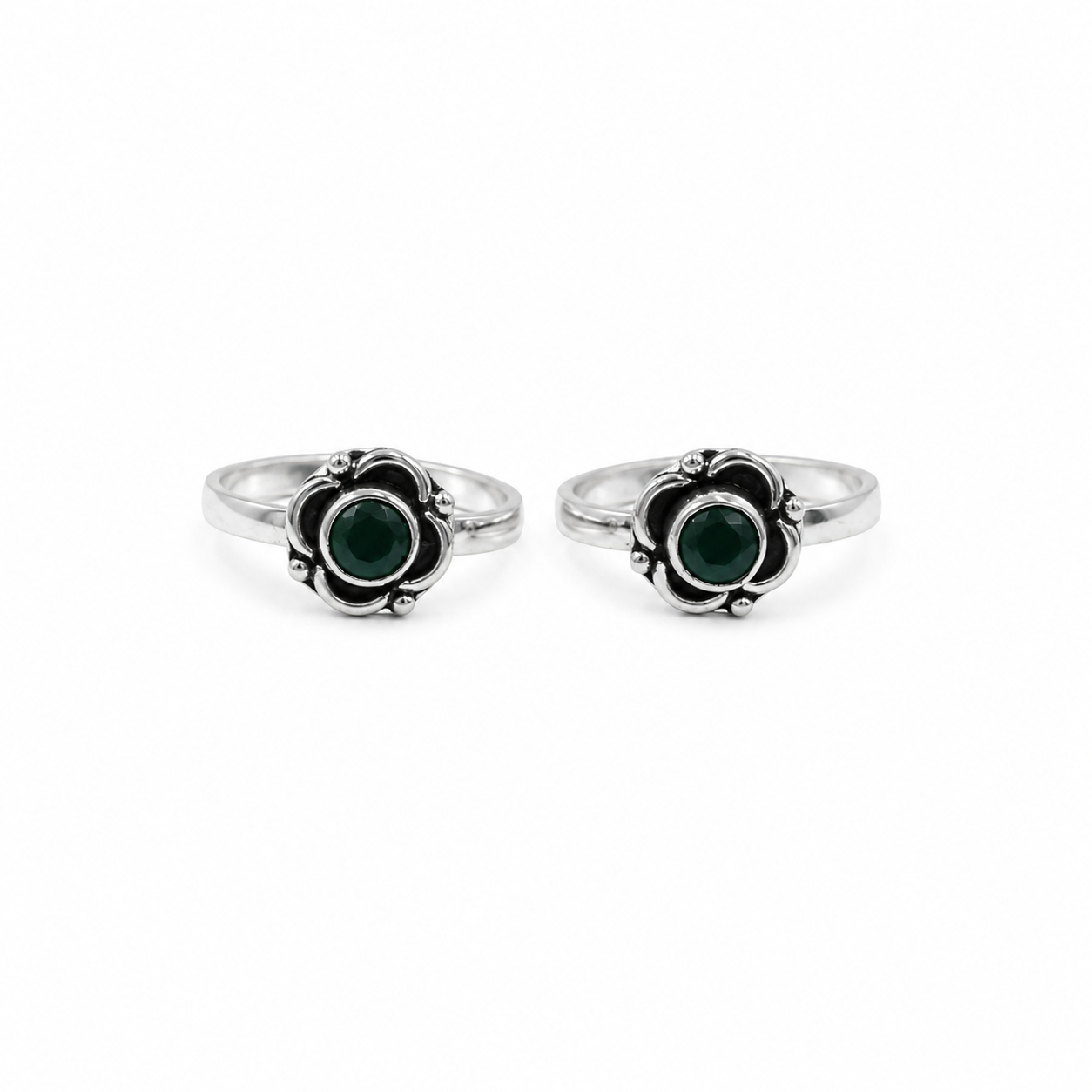 Flora Gem Toe Ring