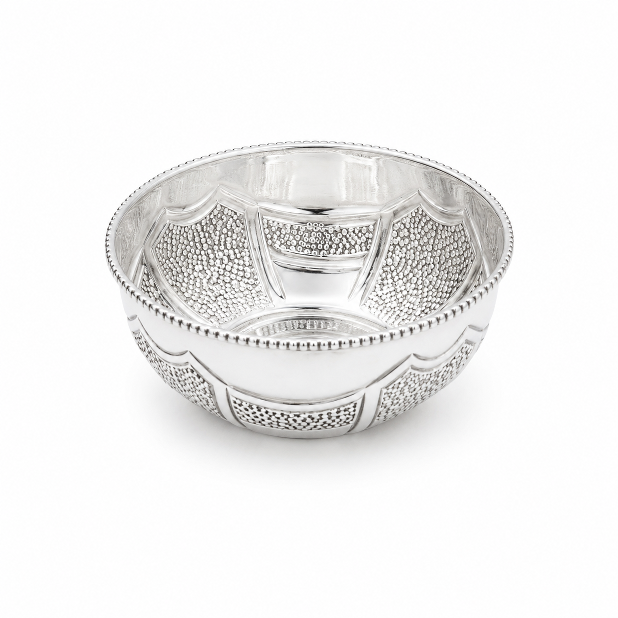 Sterling Silver Serving Bowl – OYA by Gemkara view 1