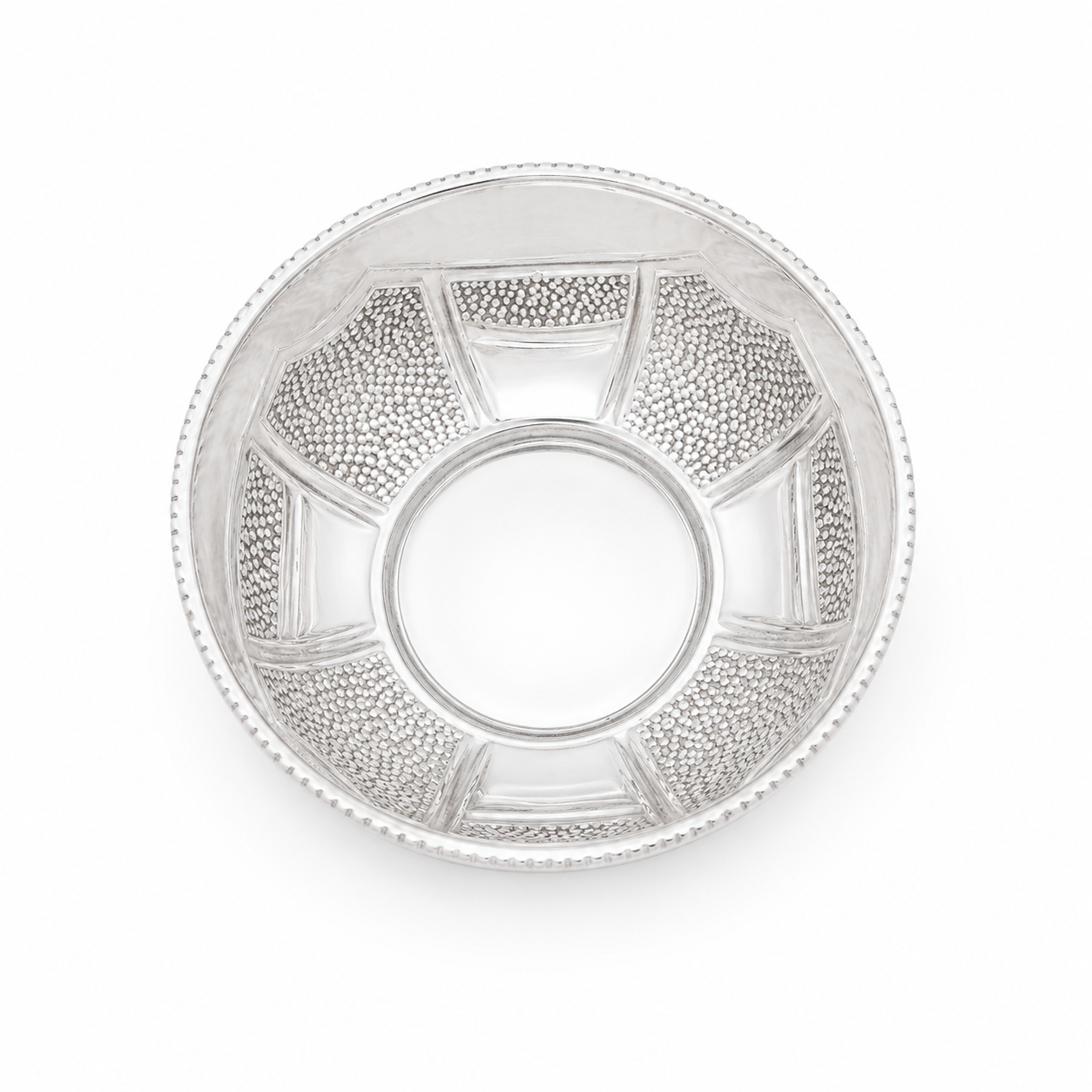 Sterling Silver Serving Bowl – OYA by Gemkara view 2