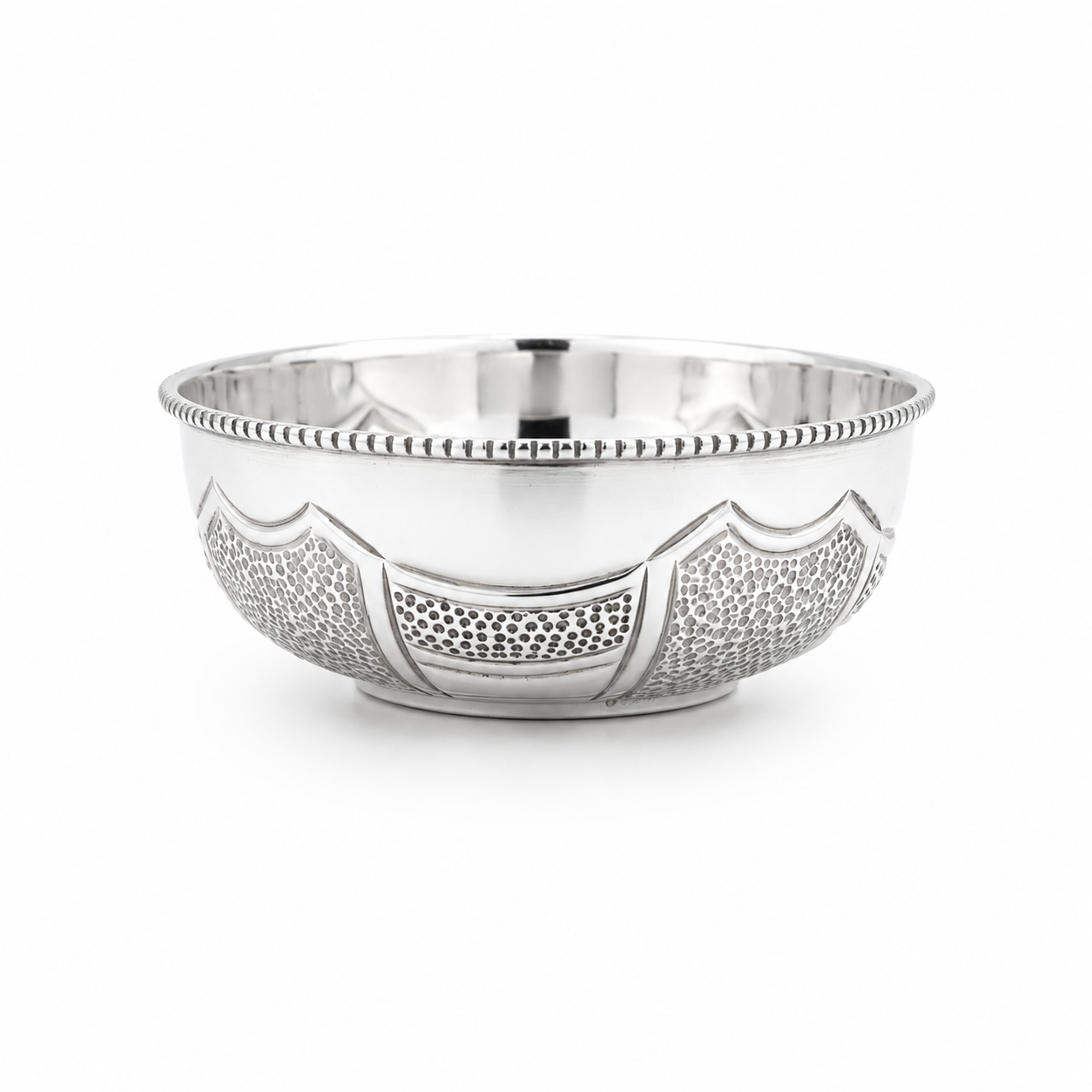 Sterling Silver Serving Bowl – OYA by Gemkara view 3