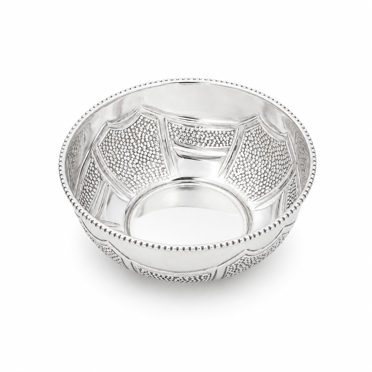 Sterling Silver Serving Bowl – OYA by Gemkara view 4